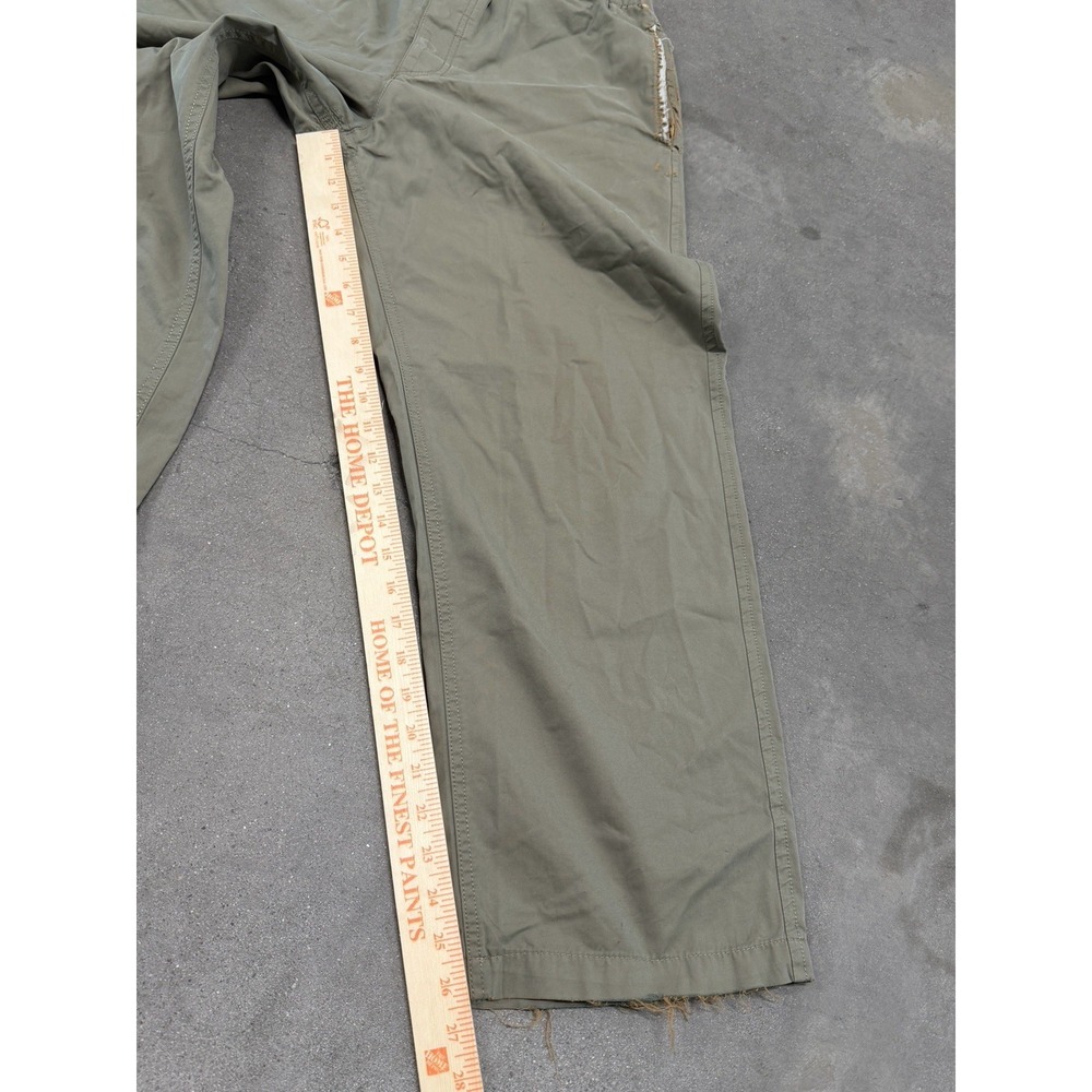 Comme Des Garcons Homme Pants Mens M Brown Pull On Crop Minimalist Japan - Picture 15 of 16